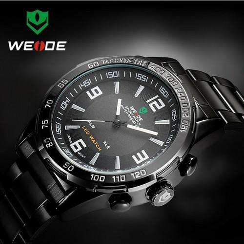 *Local Stock* WEIDE WH1009 LED waterproof Date Multifunction Men Quartz Wrist Watch