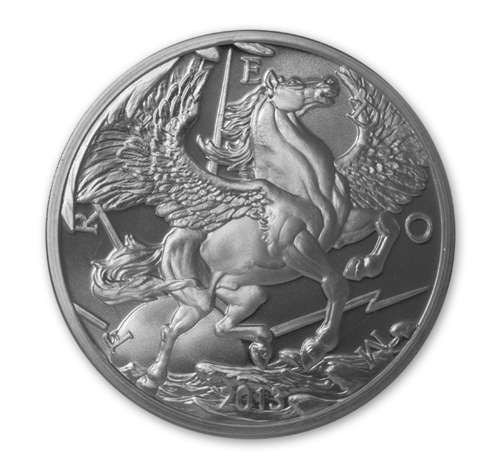 ### GoldSilver.com Pegasus Silver Round 1 oz 2013 ###