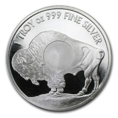 1 oz American Silver Buffalo Round V2 (MintMark SI)