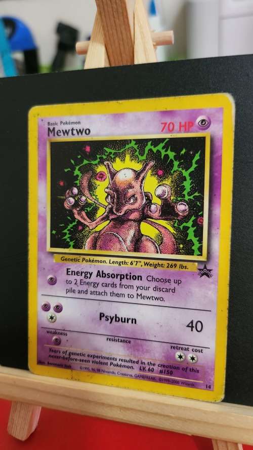 Pokemon vintage promo card: Mewtwo