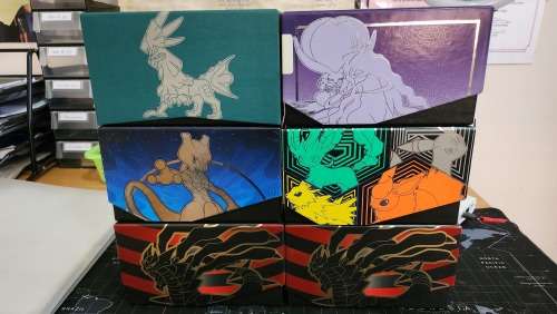 Pokemon Collection storage boxes