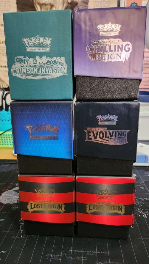 Pokemon Collection storage boxes
