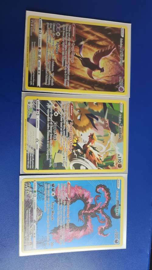 original pokemon promo cards- Galarian legendary birds bundle