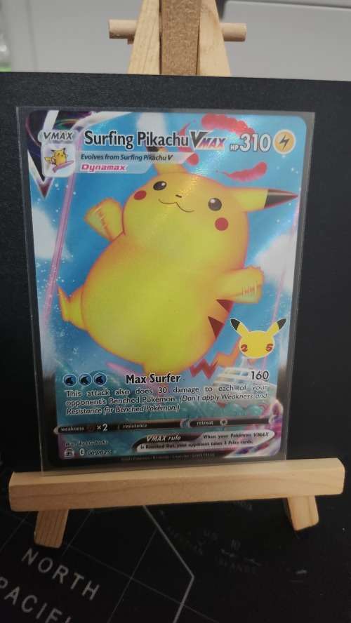 original pokemon promo cards- Surfing Pikachu VMax