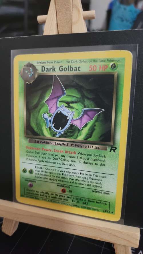 original pokemon rare cards- Dark Golbat (2000)