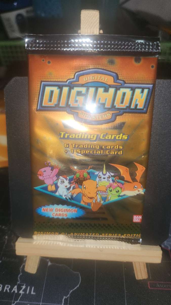 Vintage digimon trading card booster packs