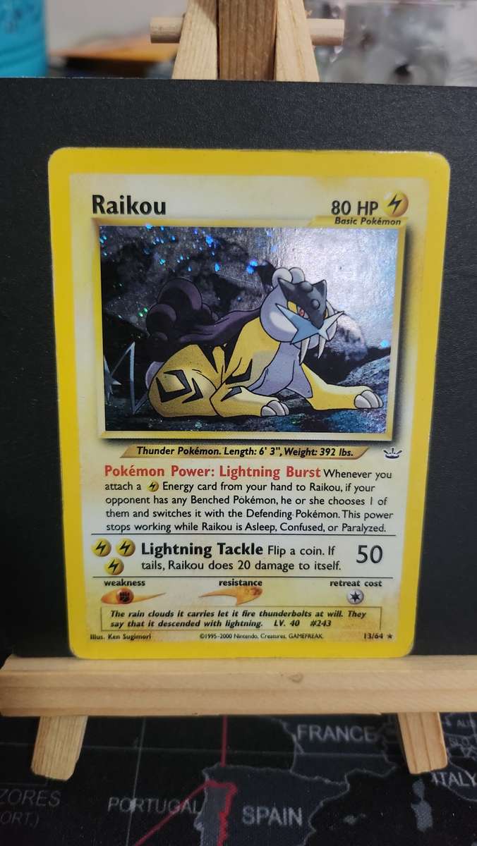 Vintage Pokemon Card - Raikou