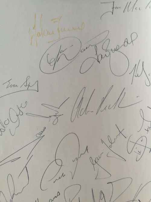 The Story of the Rugby World Cup 1995 """SIGNED BY THE 1995 SPRINGBOK TEAM"""