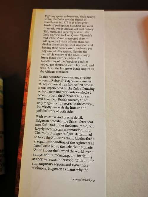 Like Lions they Fought: The Last Zulu War by Robert B. Edgerton