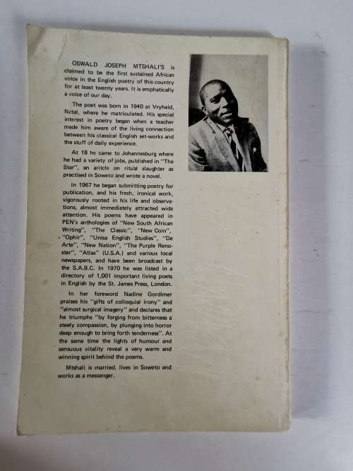 Sounds of A Cowhide Drum : Poems by Oswald Joseph Mtshali