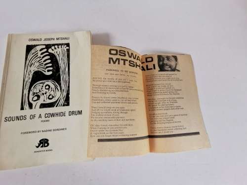 Sounds of A Cowhide Drum : Poems by Oswald Joseph Mtshali
