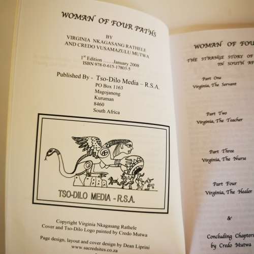 Woman of Four Paths by Virginia Nkagisang Rathele and Credo Vusamazulu Mutwa