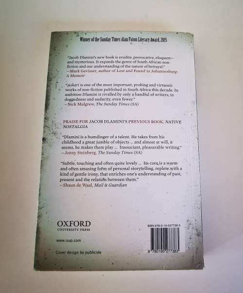 Askari by Jacob Dlamini