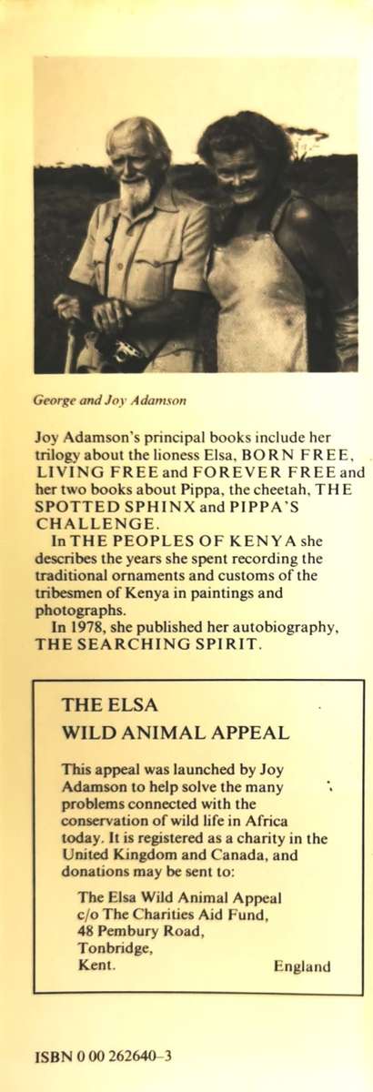 Queen of Shaba The Story of an African Leopard by Joy Adamson