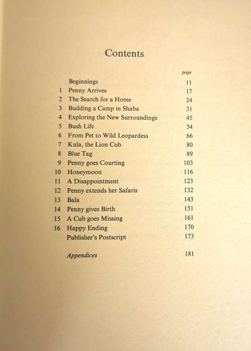 Queen of Shaba The Story of an African Leopard by Joy Adamson