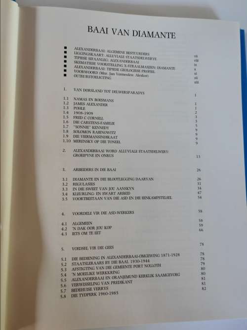 BAAI VAN DIAMANTE-DIE GESKIEDENIS VAN ALEXANDERBAAI (1926-1889) -- PIETER COETZER