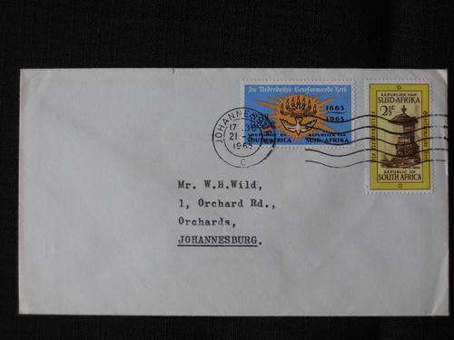 Tercentenary Dutch Reformed Church First day of issue 21 Oct 1965