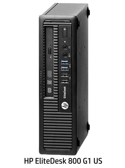 HP ELITEDESK 800 G1 DESKTOP COMPUTER-4TH GEN CORE i5-4670@ 3.1GHZ CPU, 4GB RAM 500GB, DVD-WR,WIN 7