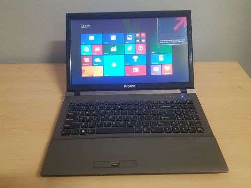 PROLINE W25CSW CORE i3-4000M CPU, 4GB RAM, 320GB HARD DRIVE, DVD-RW, 15.6", WINDOWS 8.1 PRO