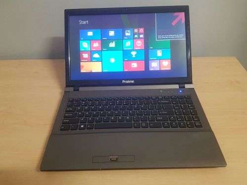 PROLINE W25CSW CORE i3-4000M CPU, 4GB RAM, 320GB HARD DRIVE, DVD-RW, 15.6", WINDOWS 8.1 PRO