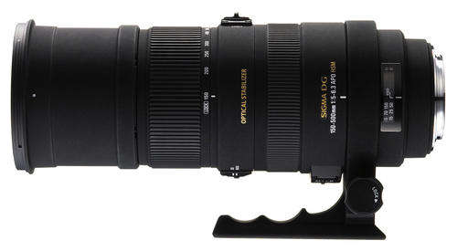 SIGMA 150-500mm F5-6.3 APO DG OS FOR NIKON WITH REAR & FRONT CAP, BAG