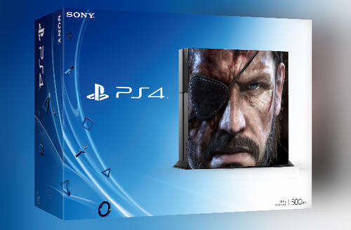 **BRAND NEW SEALED**PLAYSTATION 4 500GB WITH 2 GAMES( METAL GEAR SOLID V + GTA 5 )