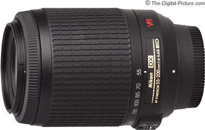 Genuine Nikon 55-200mm f/4-5.6G ED AF-S DX VR Nikkor Zoom Lens