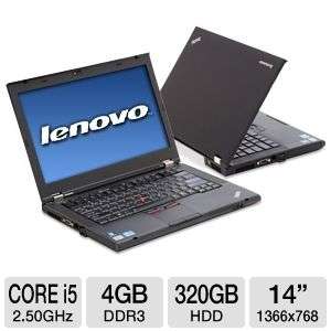 LENOVO T420 CORE i5-2520M 2.5GHZ, 4GB MEMORY, 320GB HDD, DVDWRITER, WINDOWS 7 PROFESSIONAL
