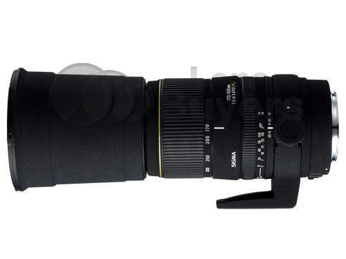 SIGMA 170-500mm f/5-6.3 APO DG FOR CANON WITH REAR & FRONT CAP, BAG