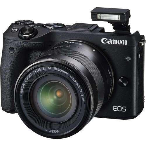 24.2 MP CANON EOS M 3 + CANON 18-55mm IS STM (WITH BUILT IN WIFI AND NFC CONNECTIVITY)