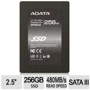 2.5" ADATA SP600 256GB SSD SATA III 6GB/S