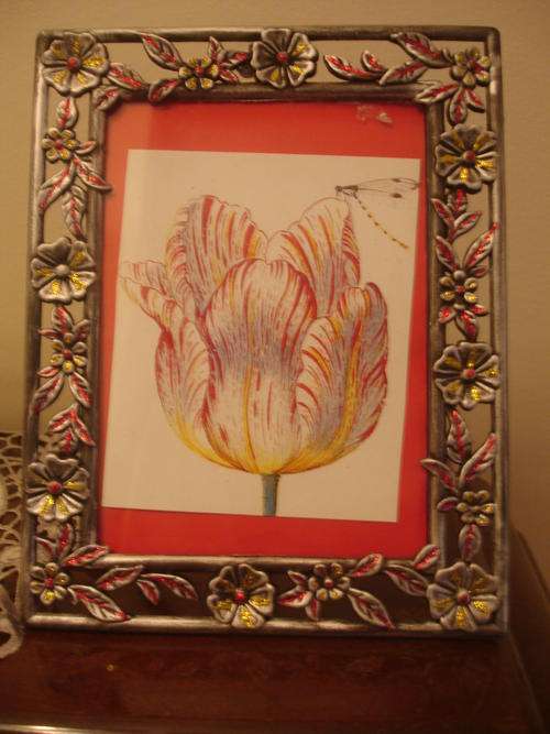 Flower border stunning frame