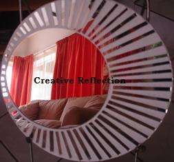 White mosaic MIRROR  - NEW