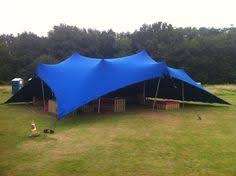 4 Way Stretch Polyester Decor Tents - Non Waterproof - No Poles - 7m x 12m - With Design