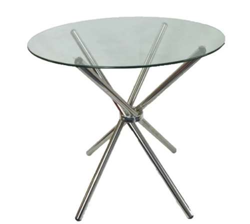 Brand New 80cm 4 Seater Round Glass Table