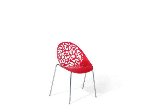 Brand New Leaf Chairs - Red