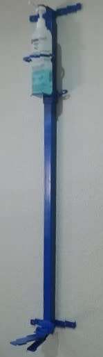 Custom Made Foot Operated Wall Mounted Sanitizer Stand - Available in 11 Colors