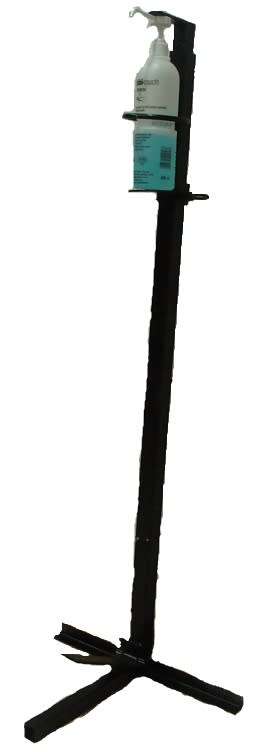 Custom Made Heavy Duty Foot Operated Self Standing Sanitizer Stand - STICKERS INCLUDED