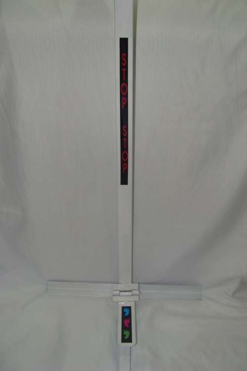 Custom Made Heavy Duty Foot Operated Self Standing Sanitizer Stand - STICKERS INCLUDED