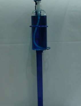 Custom Made KIDS 70CM Heavy Duty Foot Operated Self Standing Sanitizer Stand - STICKERS INCLUDED