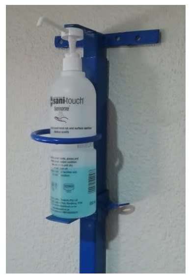 Custom Made KIDS 70CM Heavy Duty Foot Operated Wall Mounted Sanitizer Stand - STICKERS INCLUDED