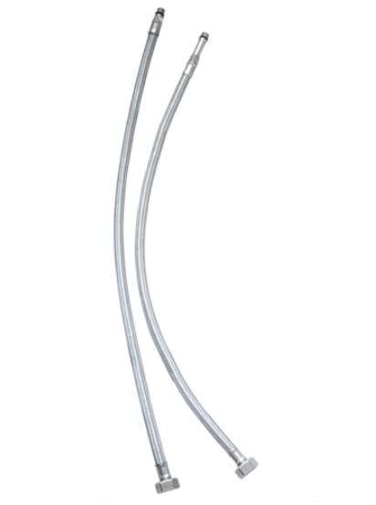 Brand New Single Lever High Neck Basin Faucet Tap with 450mm LONG FLEXIBLE CONNECTORS