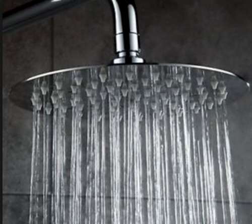 BRAND NEW ROUND RAINFALL SHOWER HEAD 200MM ROUND - 8"