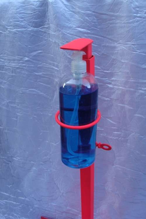 Custom Made KIDS 70CM Heavy Duty Foot Operated Self Standing Sanitizer Stand