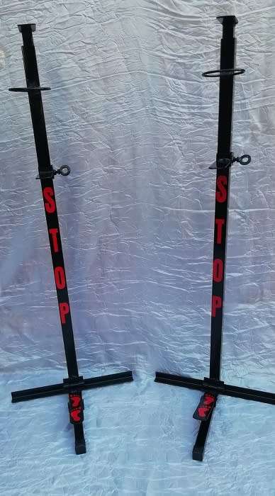 Custom Made Heavy Duty Foot Operated Self Standing Sanitizer Stand