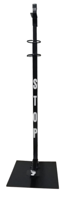 Brand New Foot Operated Free Standing Sanitizing Stand