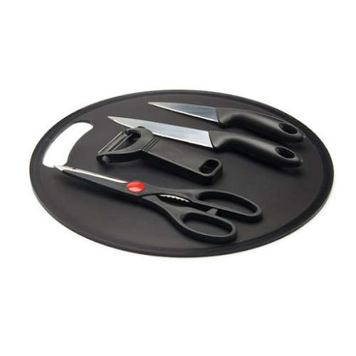 Brand New Cutting Board & 4 Piece Set