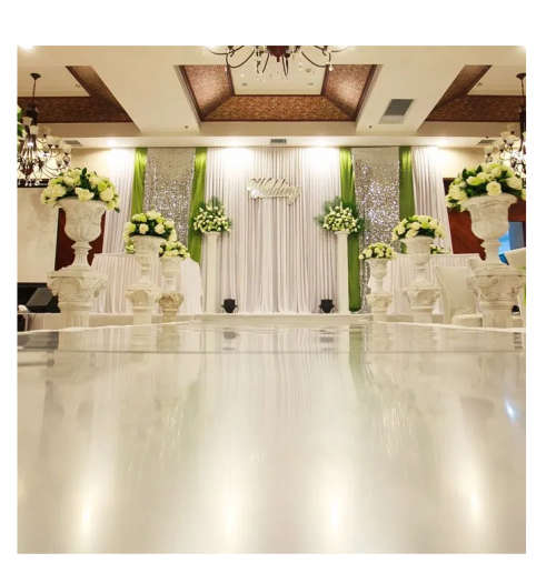 Silver Mirror Carpet / Aisle Runner- 1.25m x 25m Roll