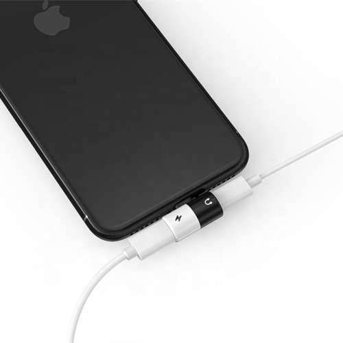 EZRA 2 in 1 iPhone Headphone Jack/Aux Audio & Charger Adapter Cable Connector