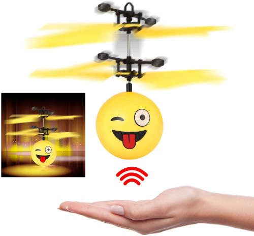 Facial Expression Infrared Induction Helicopter Ball